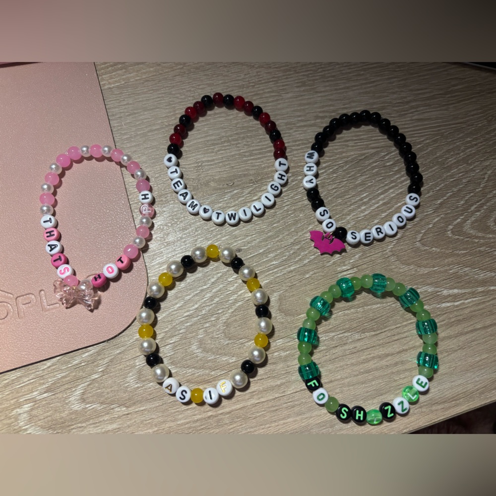Early 2000s throwbacks handcrafted bracelets: pick one
